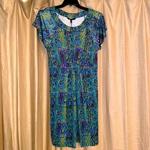 Brand New BCBG Maxazria Snake Print Dress Medium